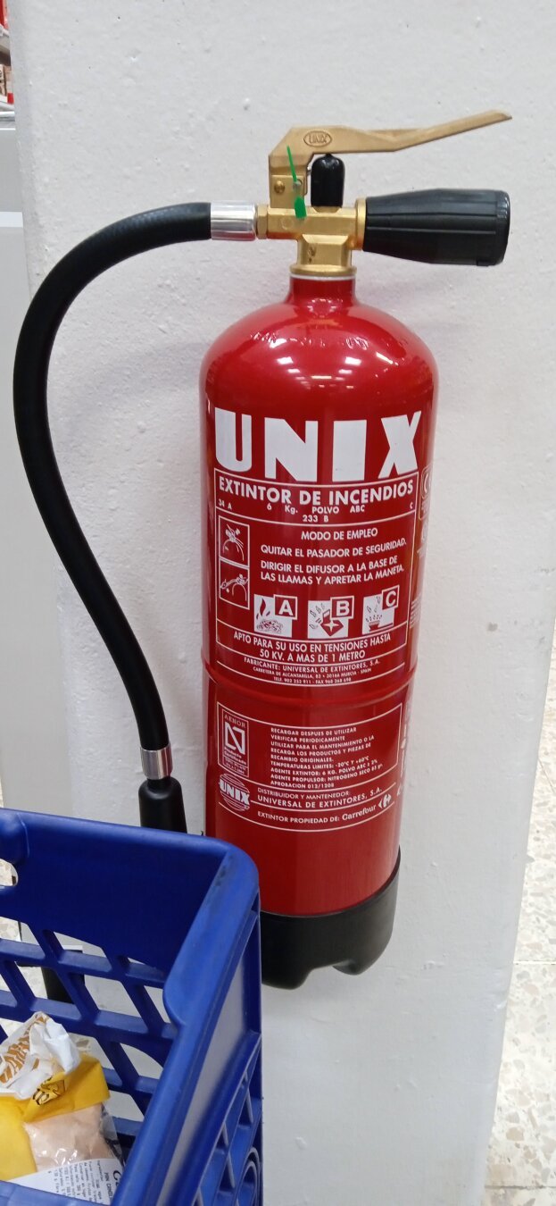 extintor de la marca unix