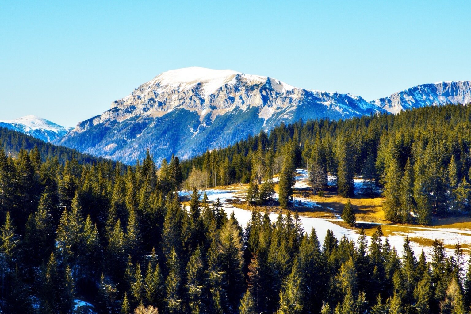 View of the rax from the kamaple, lower austria and styria