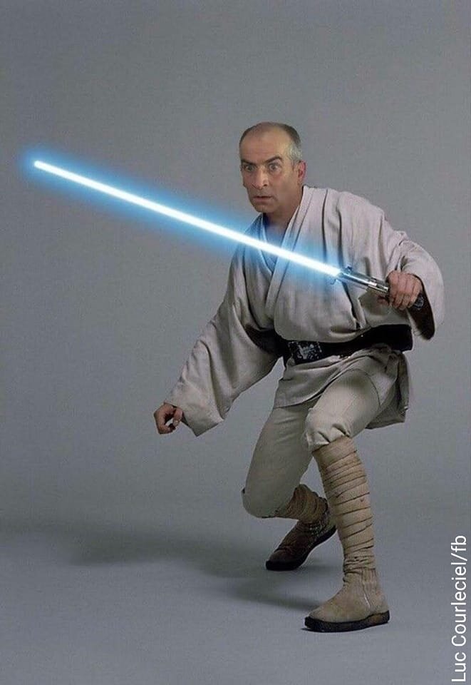 Louis de Funès en Luke Skywalker !

*Photo-montage de LucCourleciel