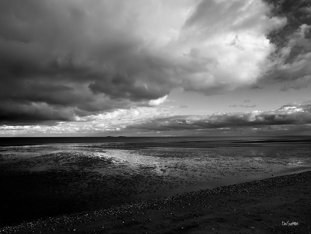 Approaching storm on the Cotentin coast