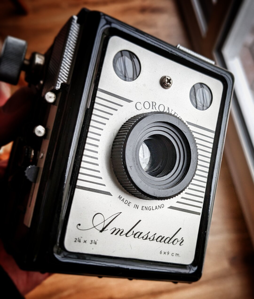 photo of a Coronet Ambassador box camera