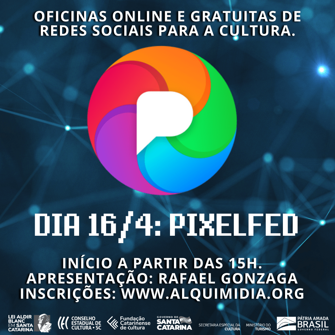 Logo da plataforma pixelfed.