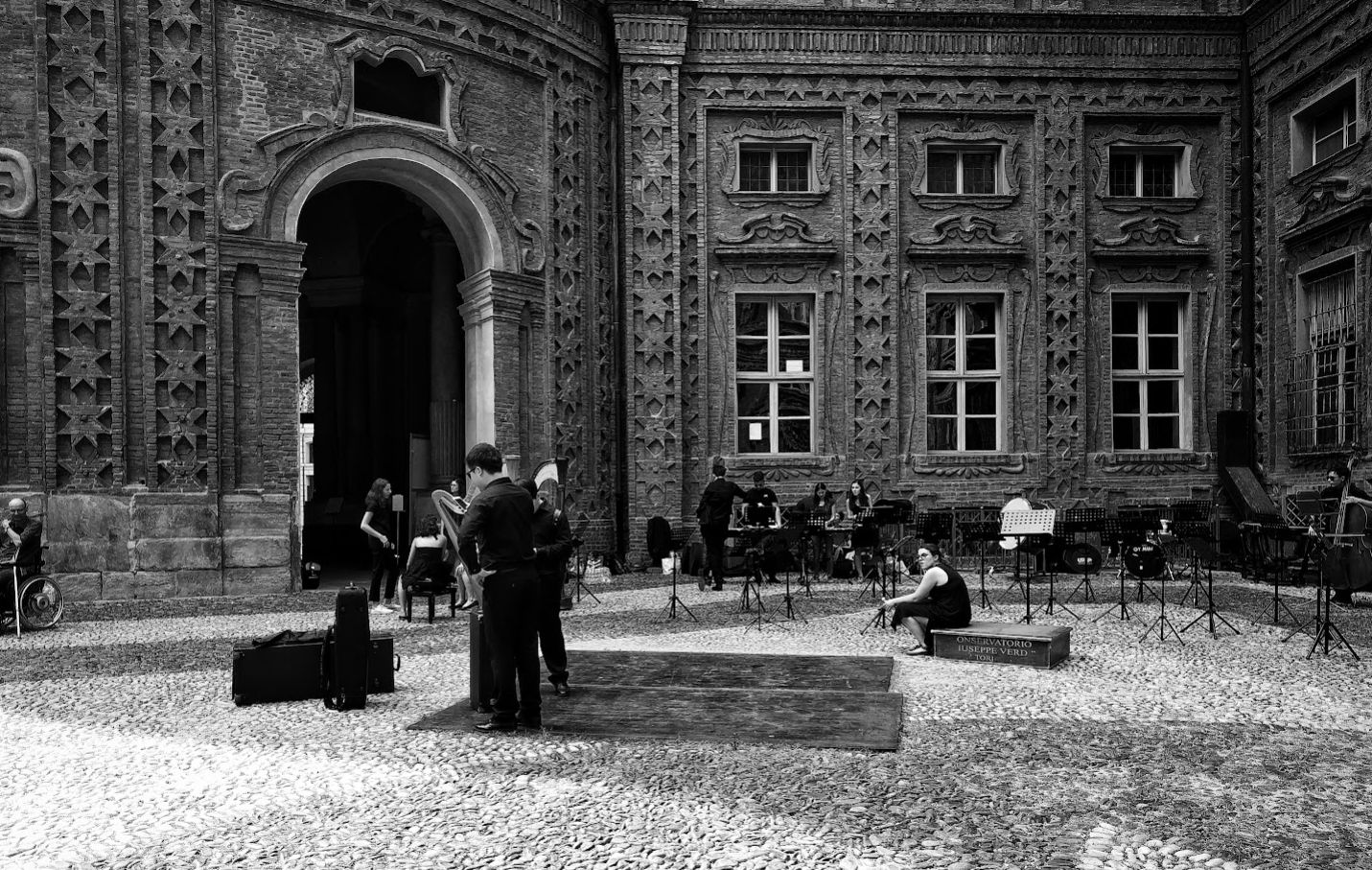 Concert rehearsal