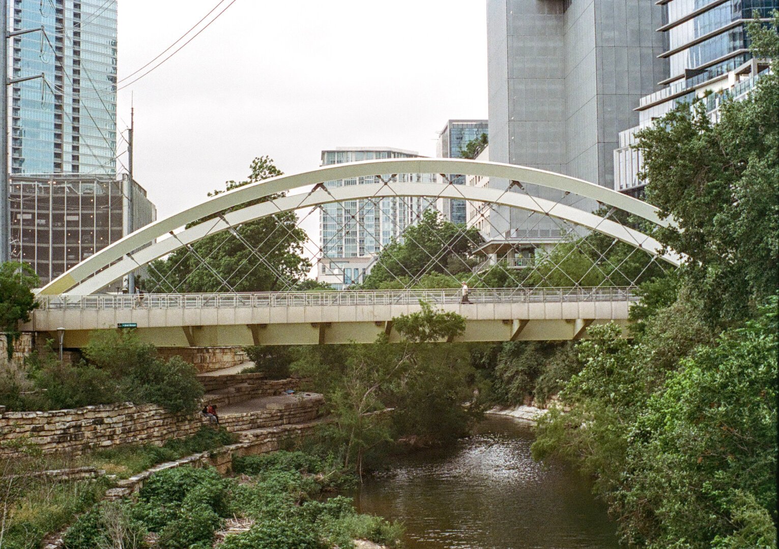 Butterfly bridge over Shoal Creek