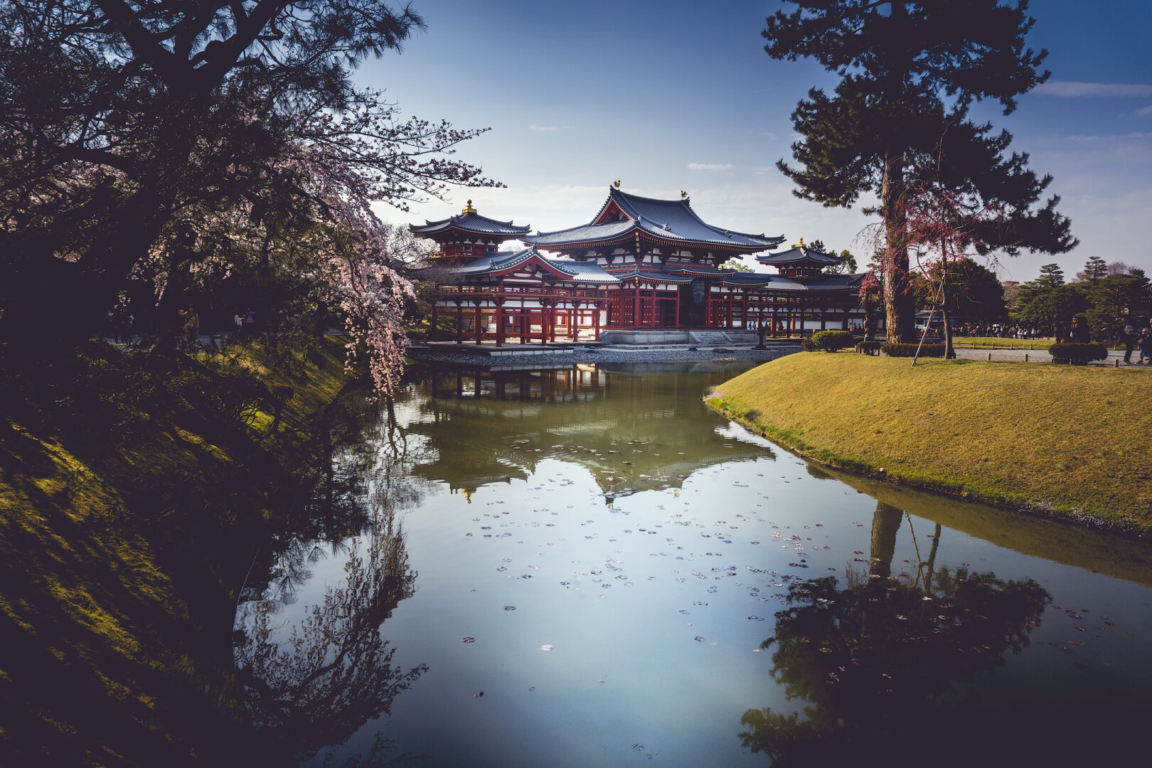 The famous Byōdō-in temple in Uji.