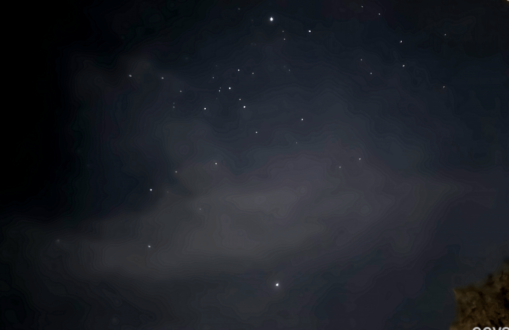 Stars on a night sky