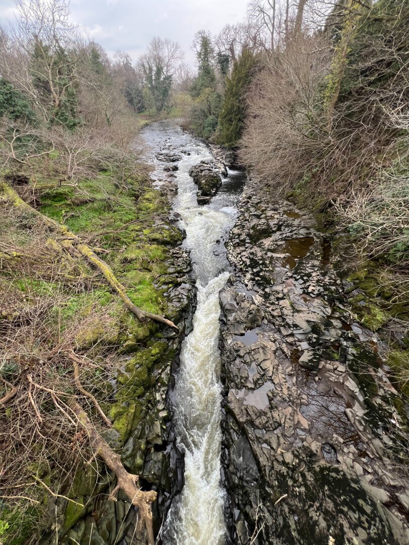 Almond River waterfall.