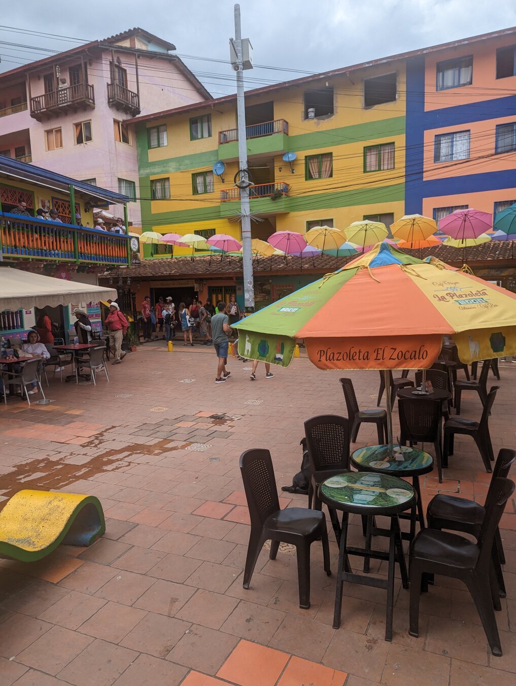 A courtyard in Guatape