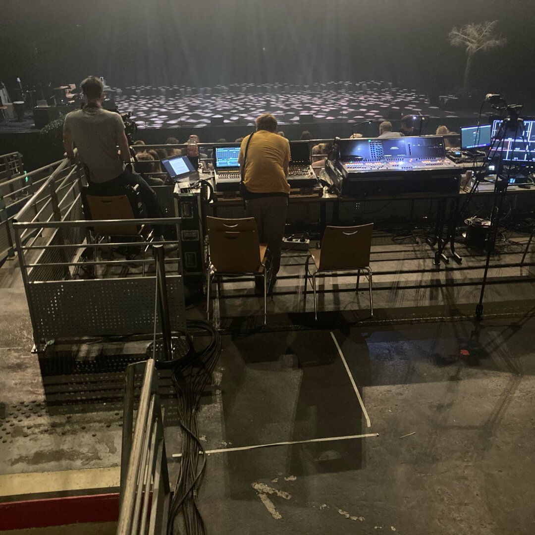 Régie du Zénith du grand Nancy avant le spectacle Le Temps du rêve de la Choral Universitaire de Nancy