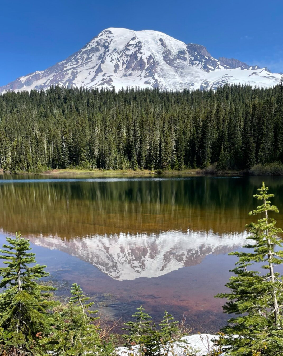 Mount Rainer at reflection lakes