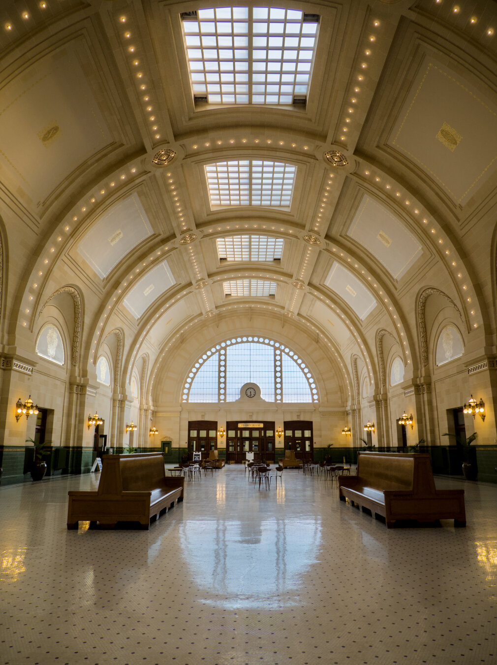 Same place with a portrait composition to emphasize the ceiling
