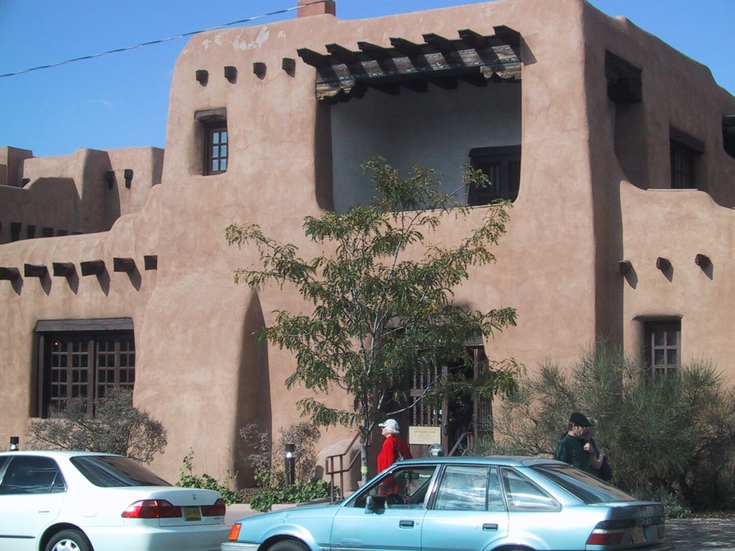 One of the many historical buildings in Santa Fe, New Mexico.