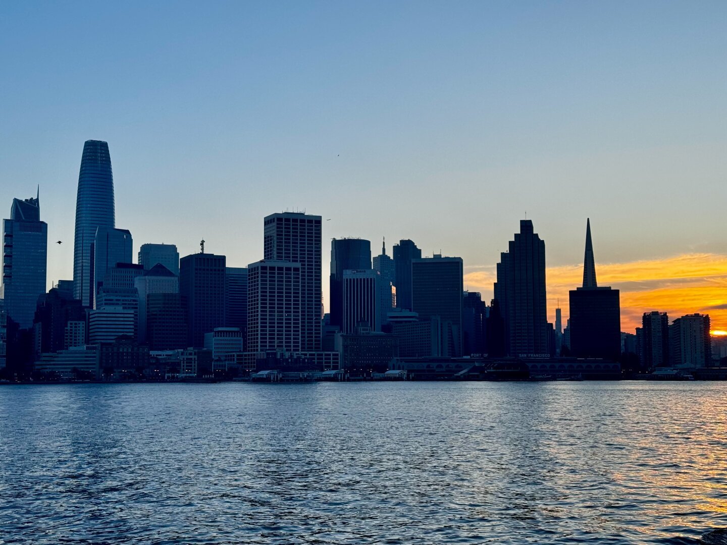 Silhouette of downtown San Francisco