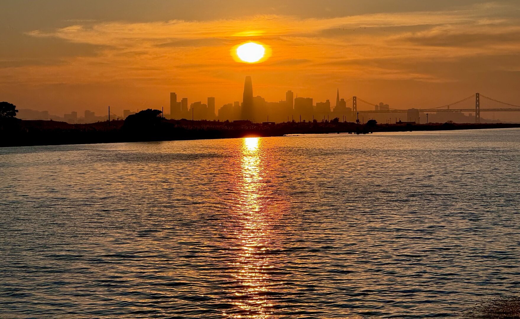 Sunset over San Francisco