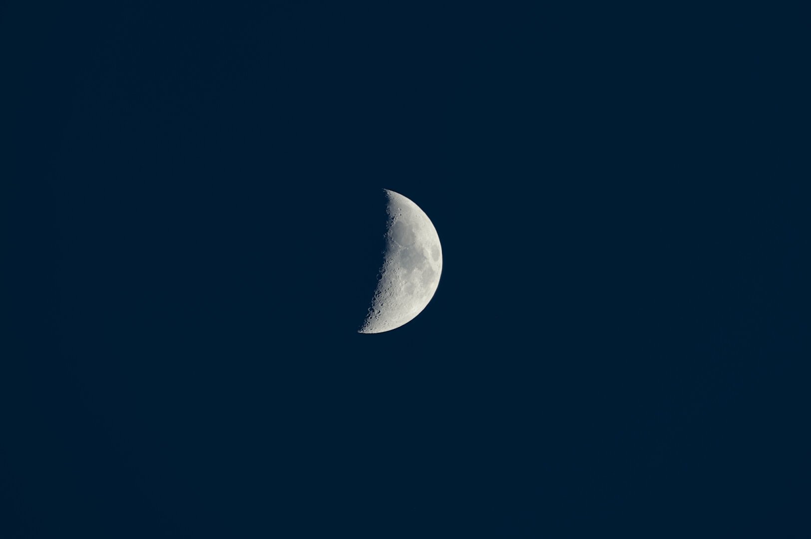 First quarter moon