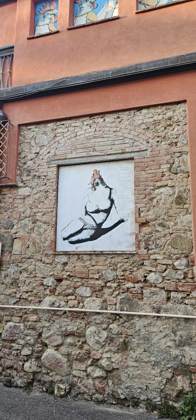 Dozens of street art finds from walks around Lajatico in the Italian region Tuscany. Photo by Marek Nogieć