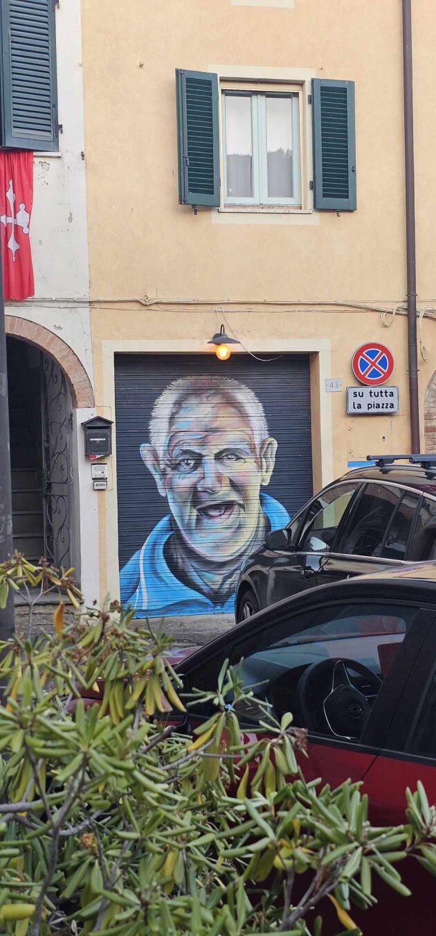 Dozens of street art finds from walks around Lajatico in the Italian region Tuscany. Photo by Marek Nogieć