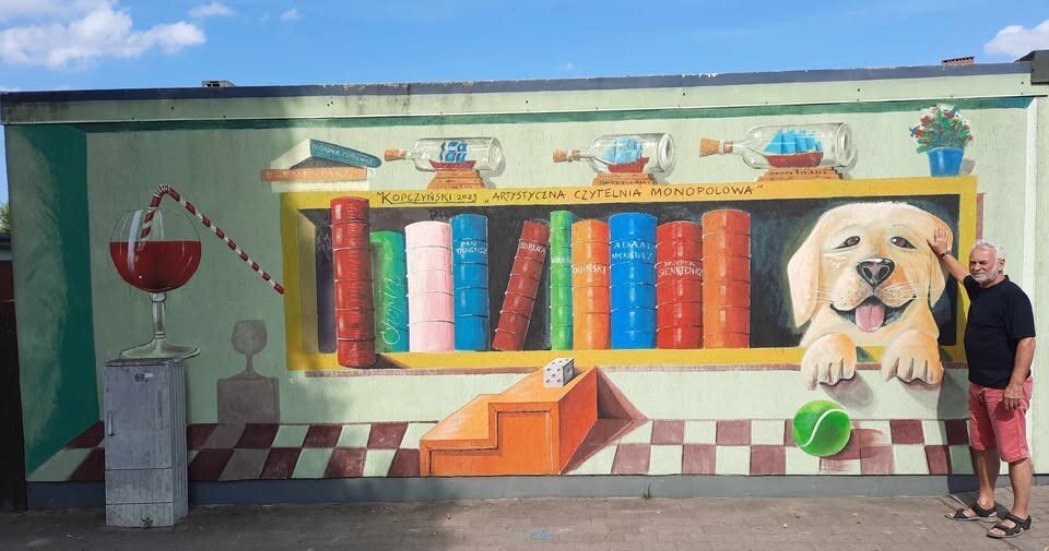 Artwork by Marek Kopczyński in Białogard, Poland