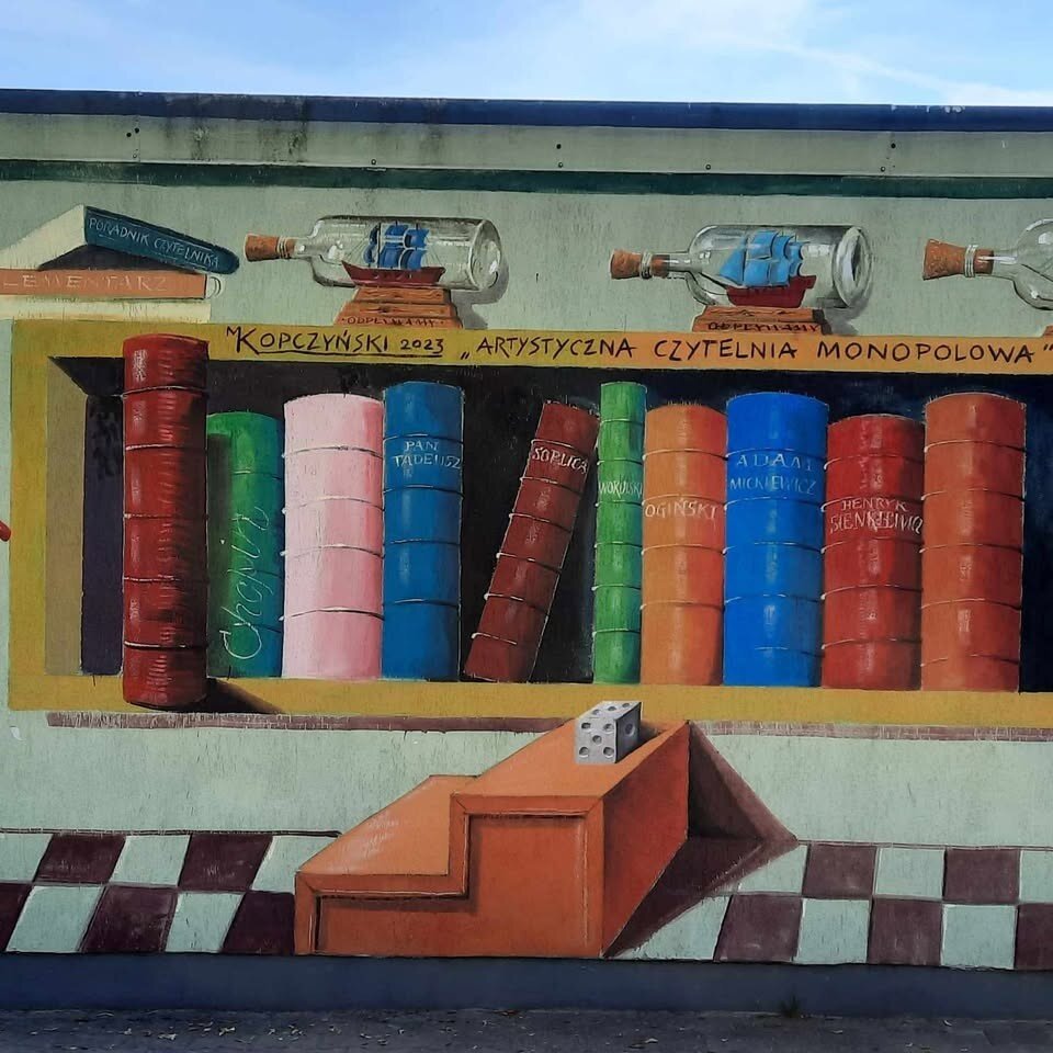 Artwork by Marek Kopczyński in Białogard, Poland