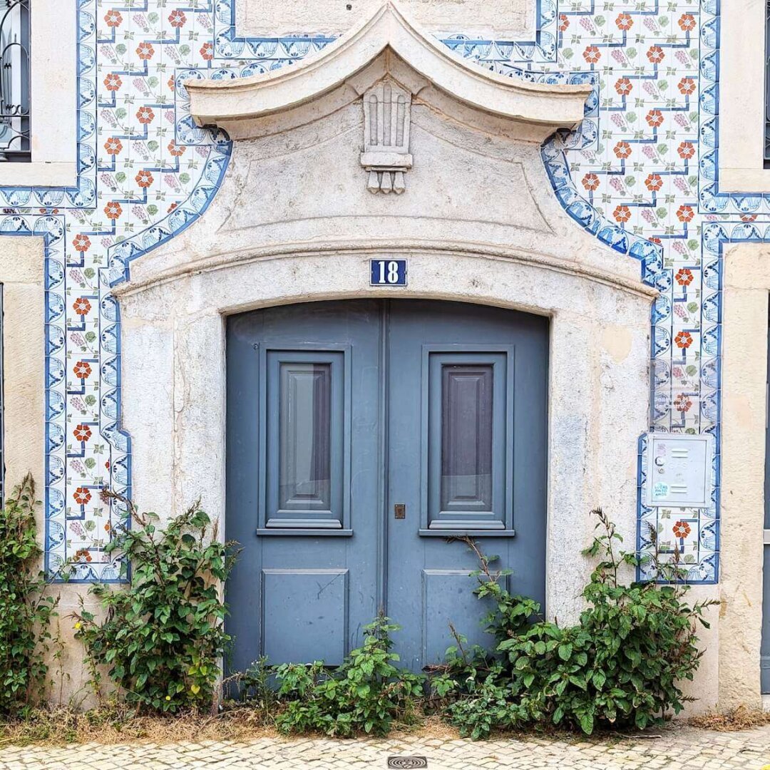 Open the Door of the Week - Theme = The Tiled Doors of Lisbon