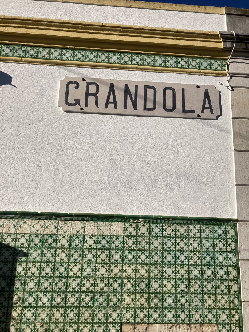 Train Station Plate: Grândola