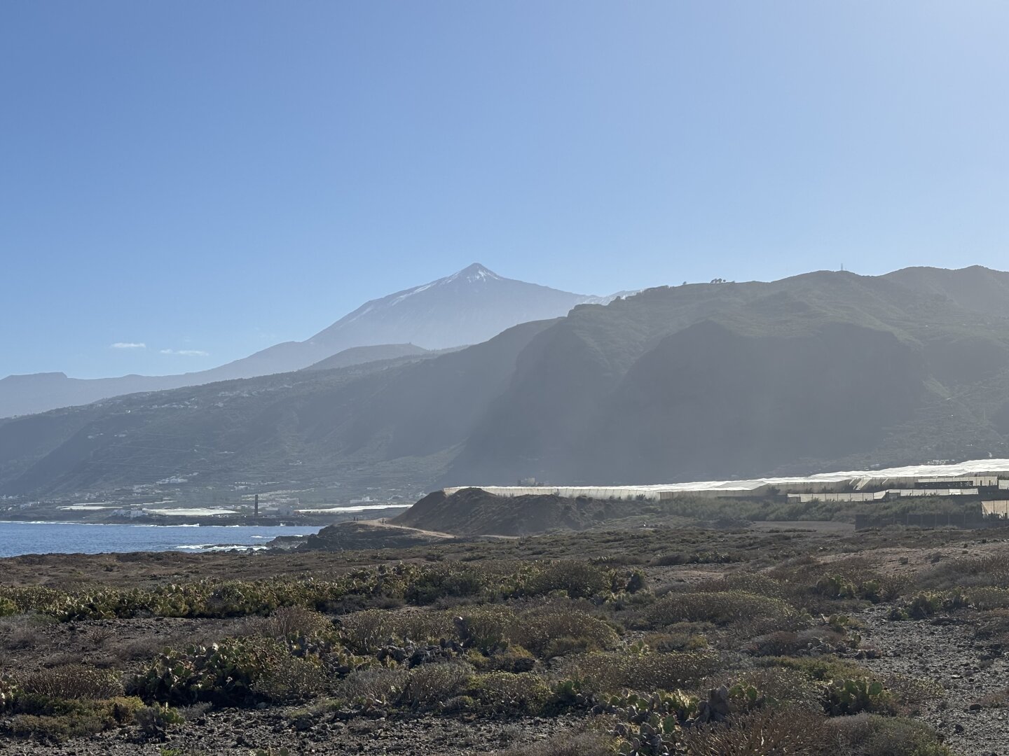 Foto del Teide vista desde el mar