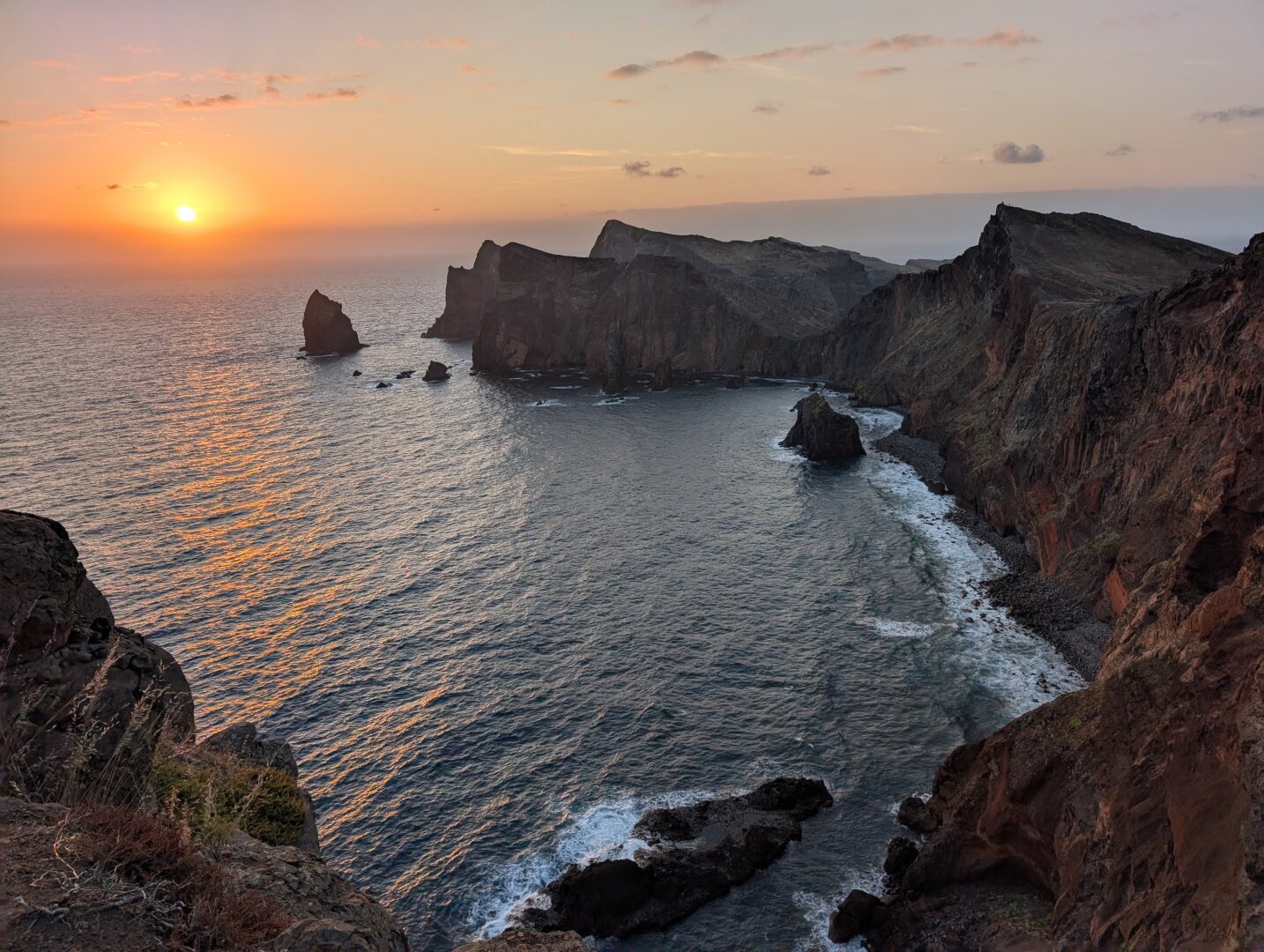 Sunrise at Ponta de São Lourenço, Madeira, Portugal