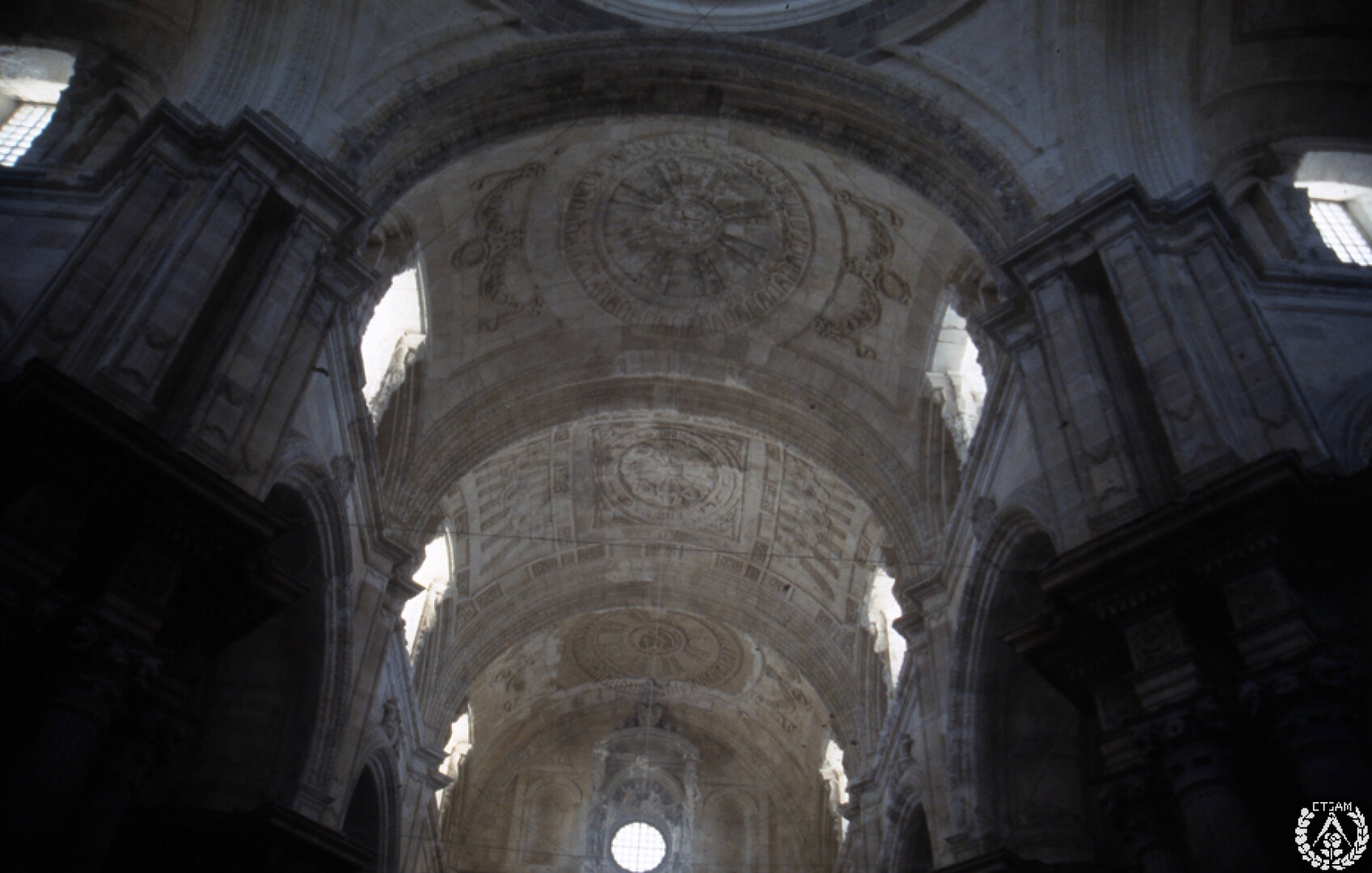 Bóveda de la catedral.