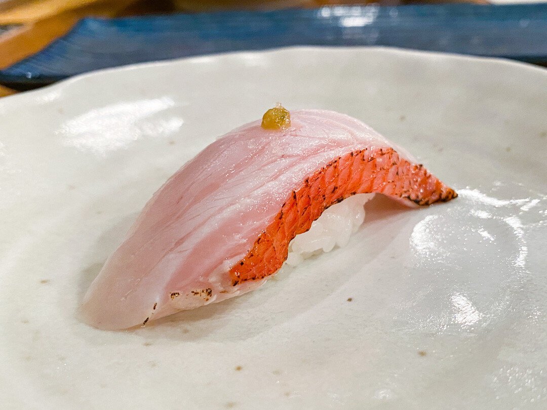 Golden Eye Snapper from Kenbey Sushi in Los Angeles.