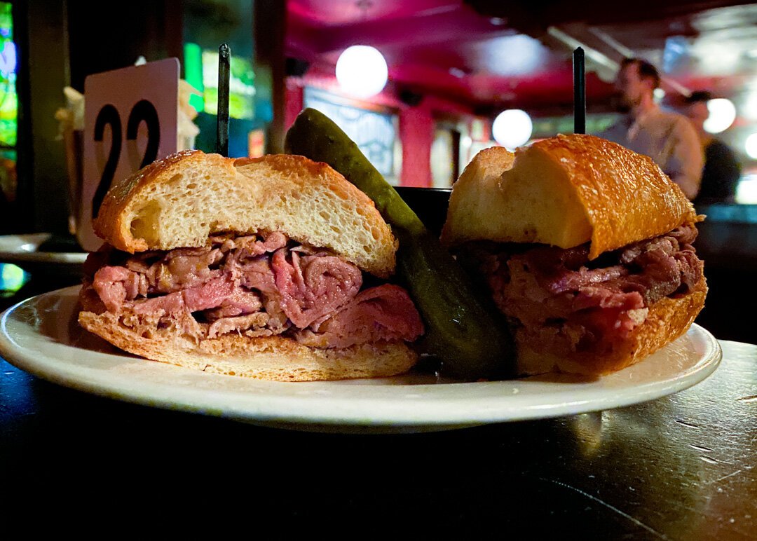 French Dip sandwich from Cole's in Downtown Los Angeles