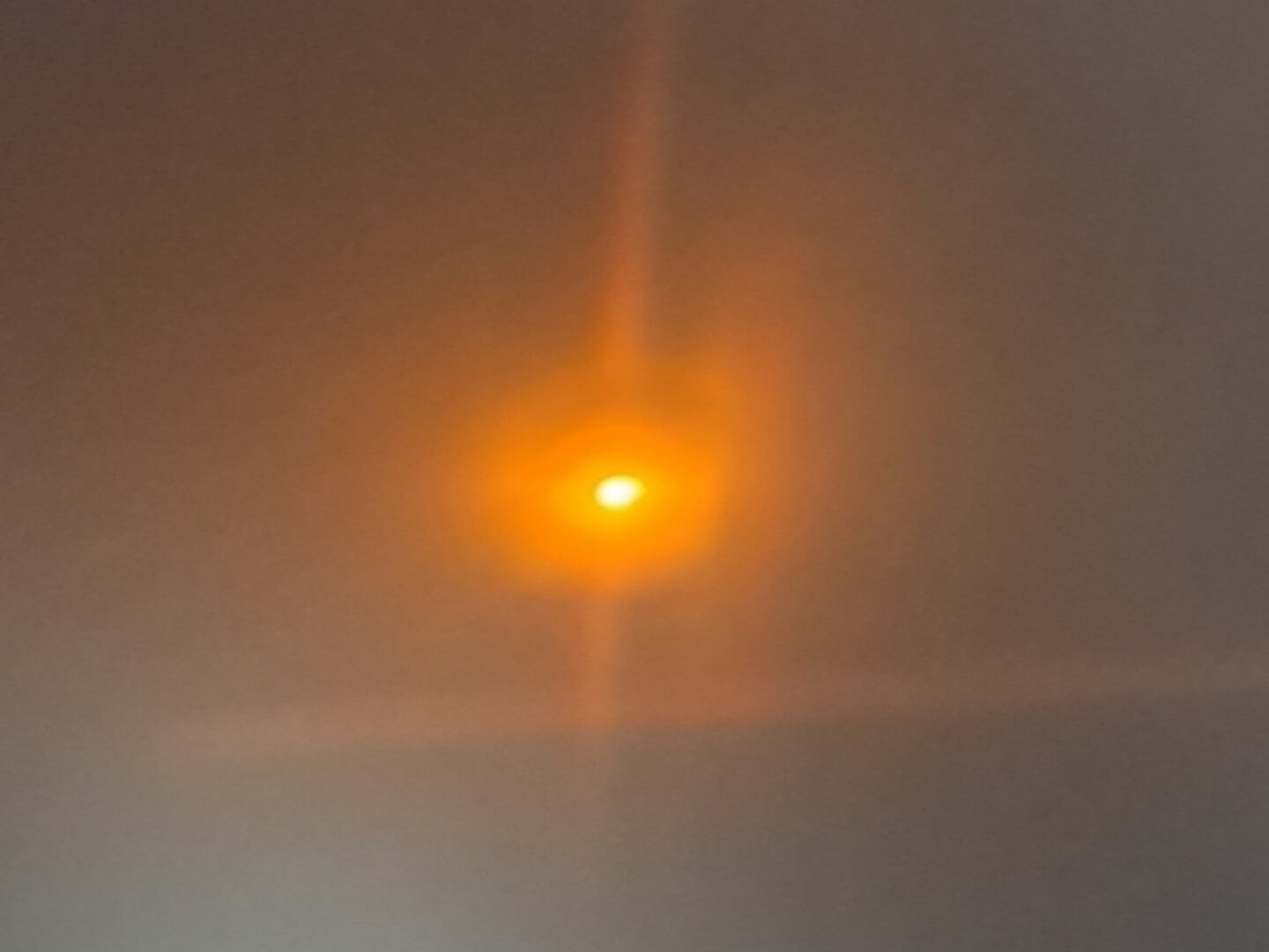 Image of the sun with a tiny nibble