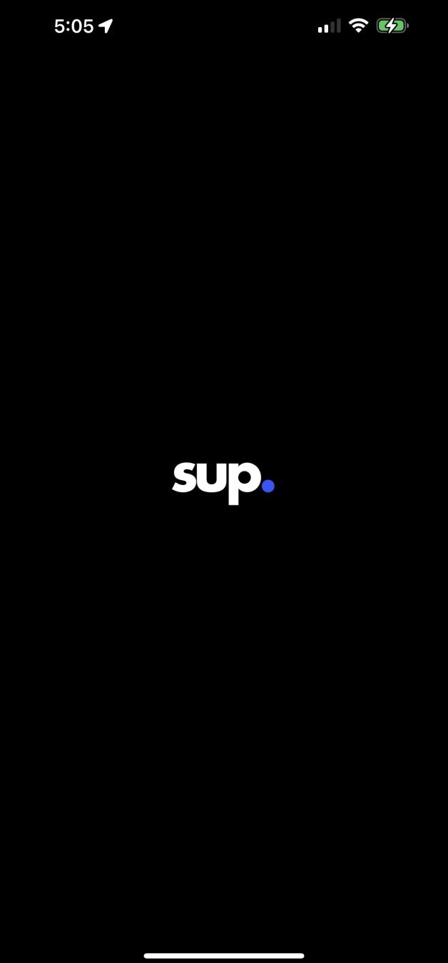 Sup splash screen