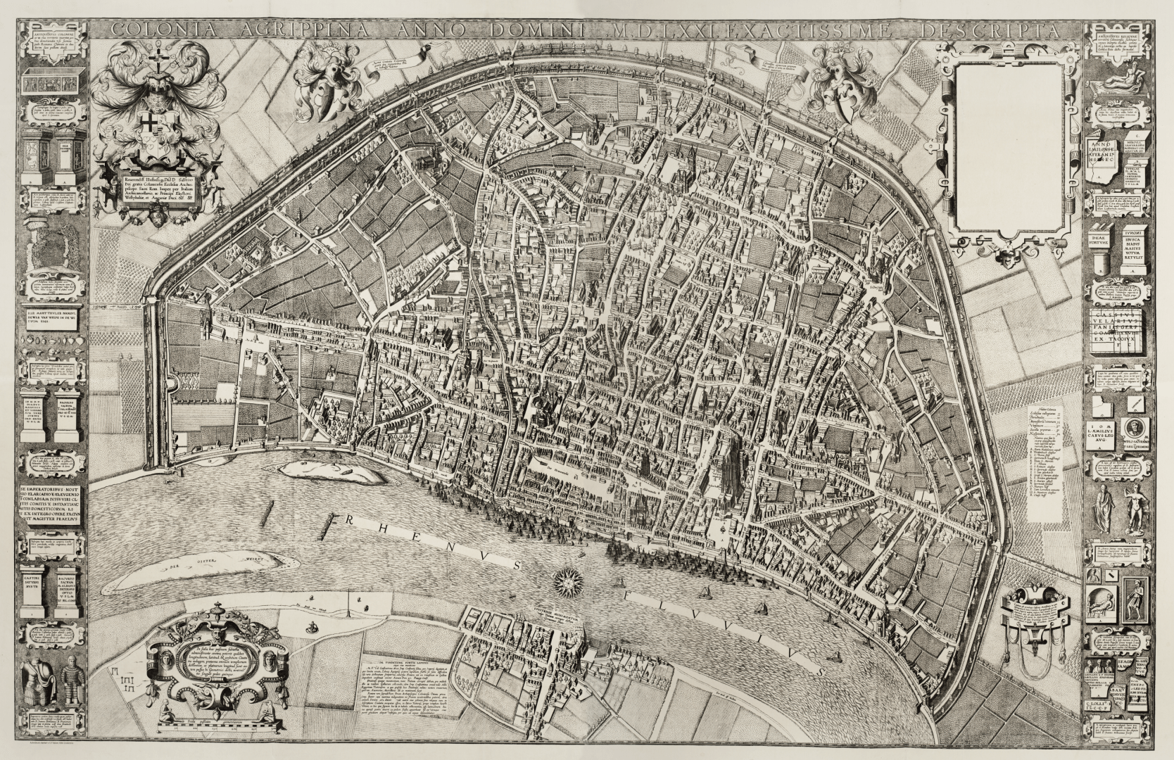Mercator-Plan der Stadt Koeln, SLUB/Deutsche Photothek