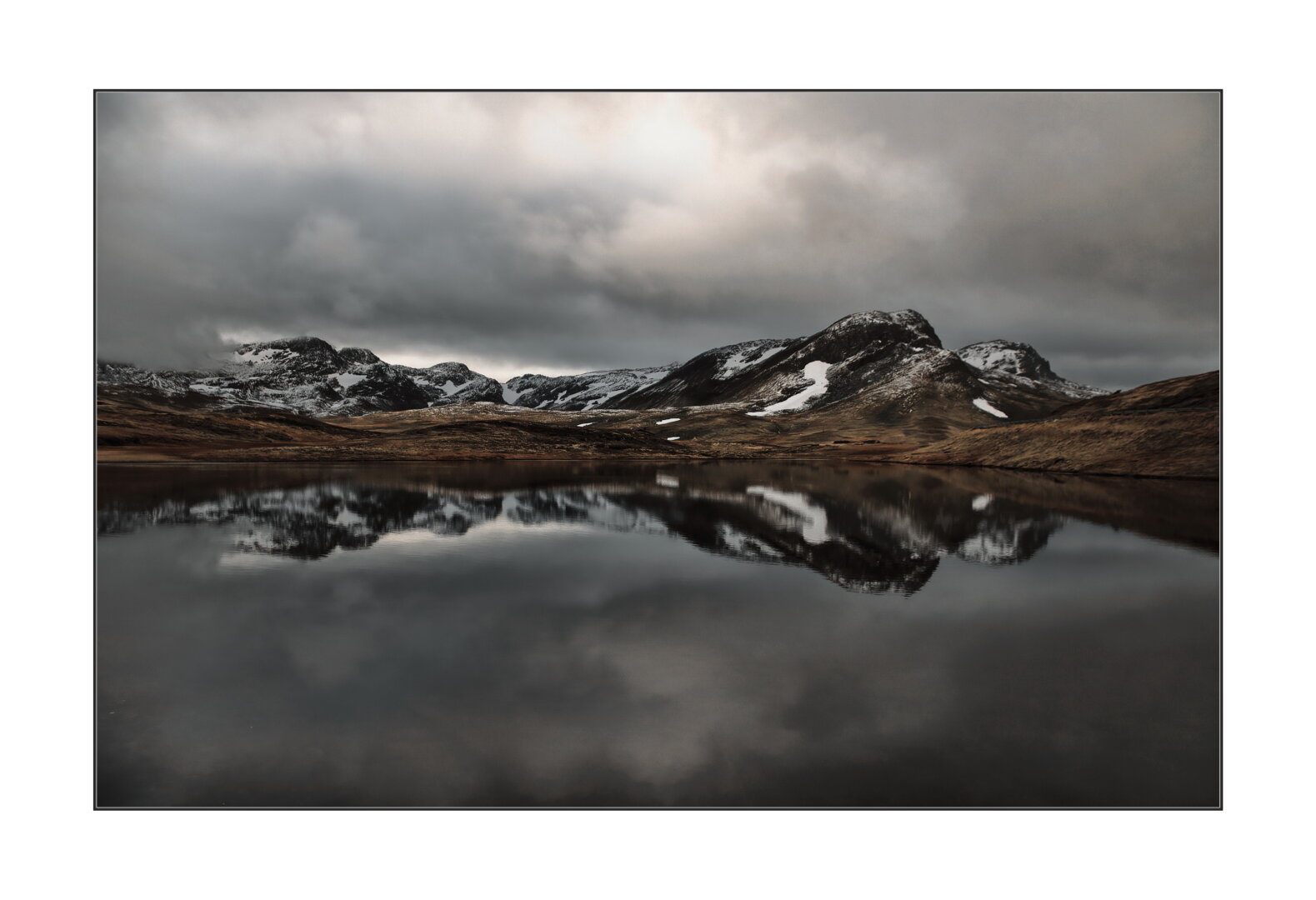 Spectacular autumn mood on Vikafjellet