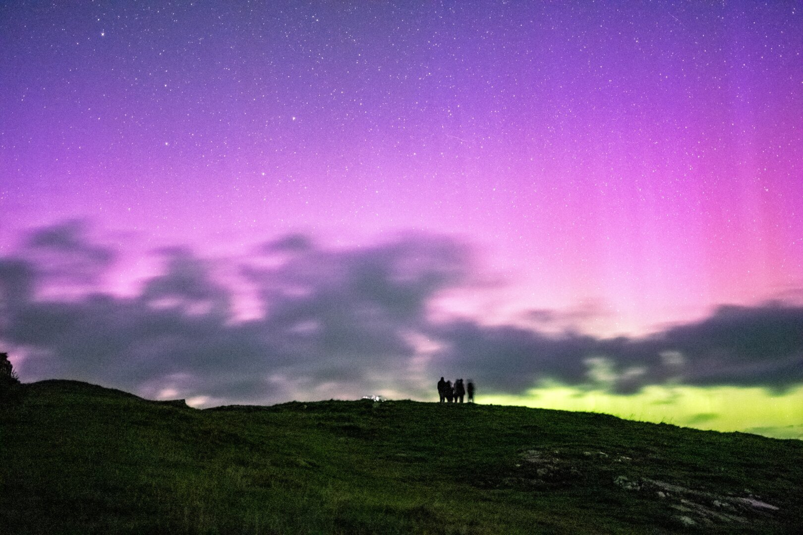 Photograph of the northern lights