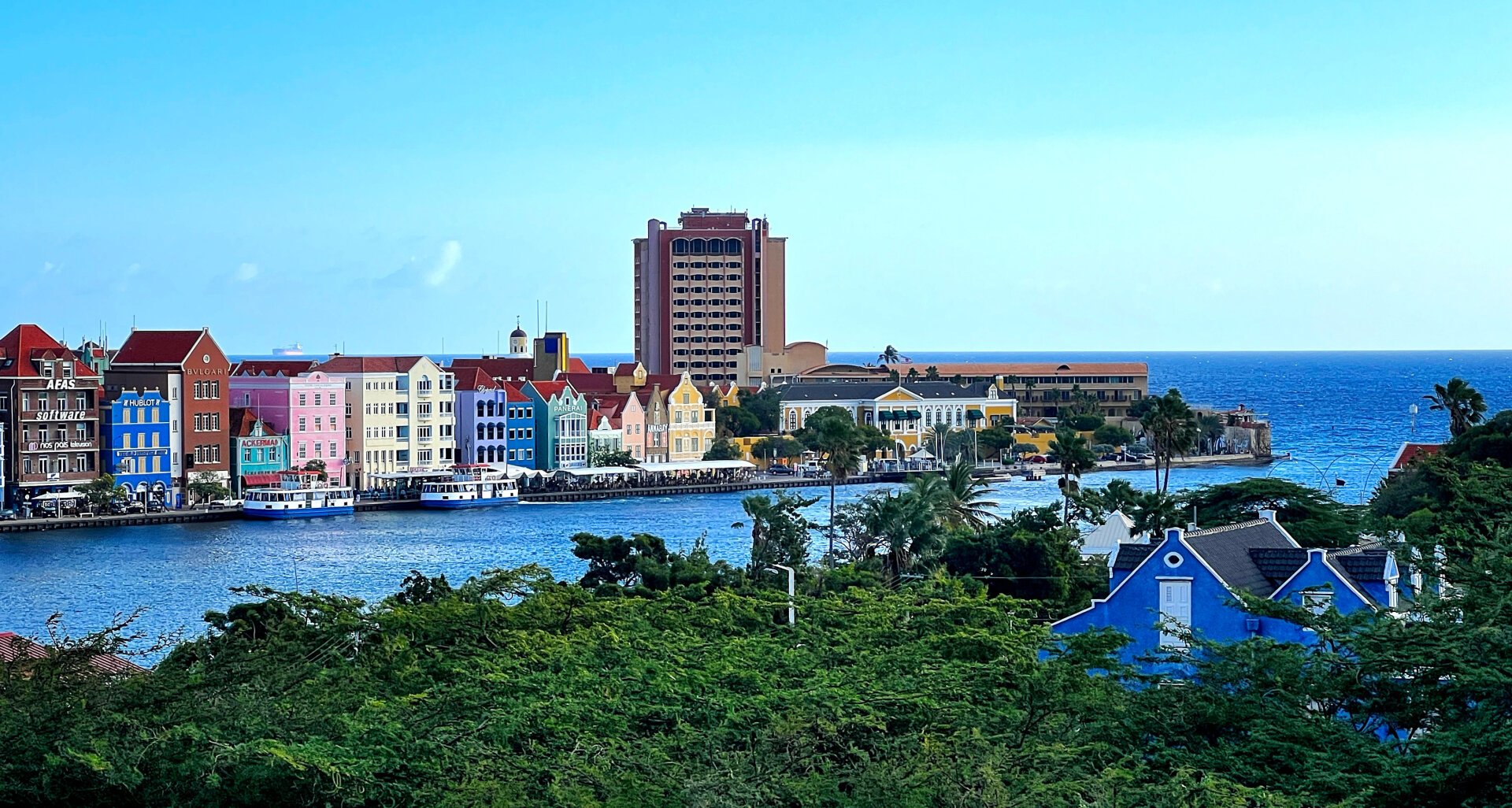 View on Willemstad, Curracao