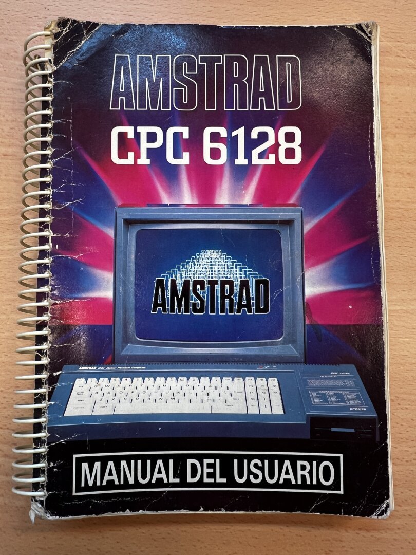 Manual de usuario del Amstrad CPC 6128