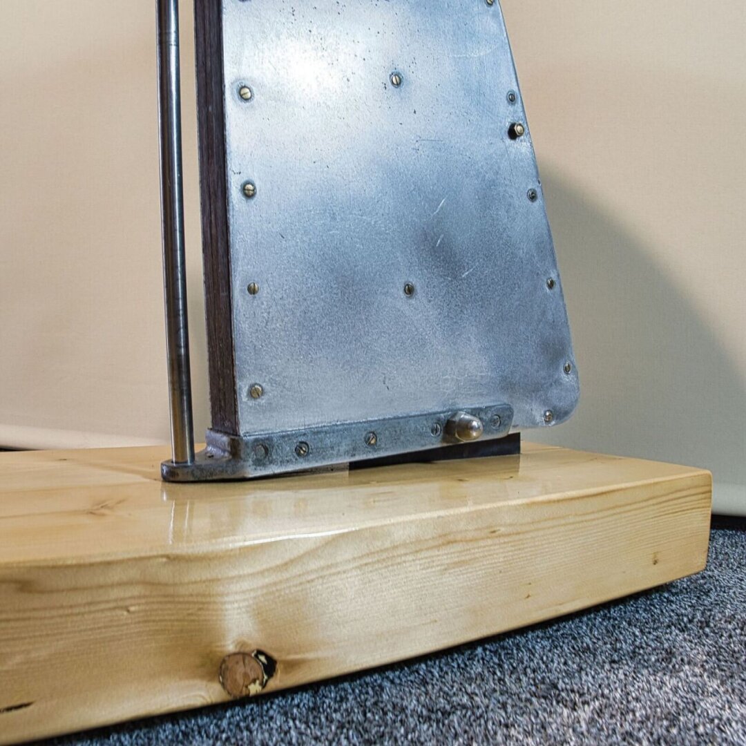 maritime designer table - downside view