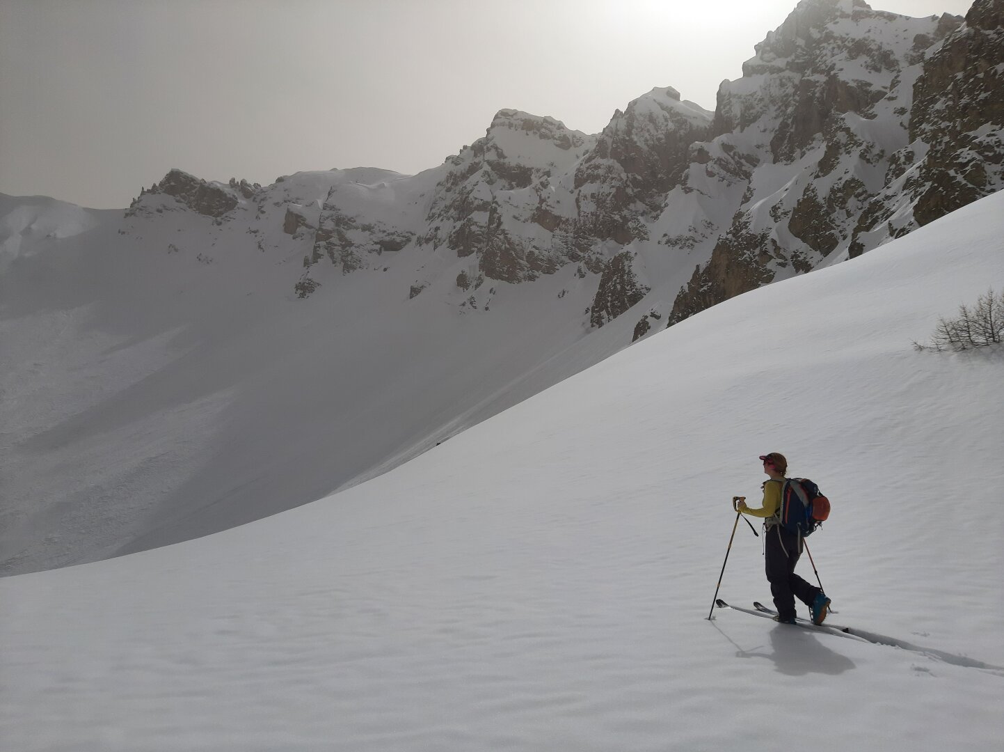 #skitouring in the #Queyras (Easter 2024). It had the 3rd highest snow depth on record for this time of year!  #skimountaineering #hautesalpes