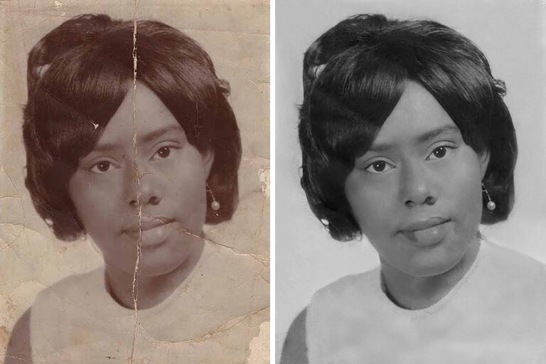 Family photo restoration and colorize.