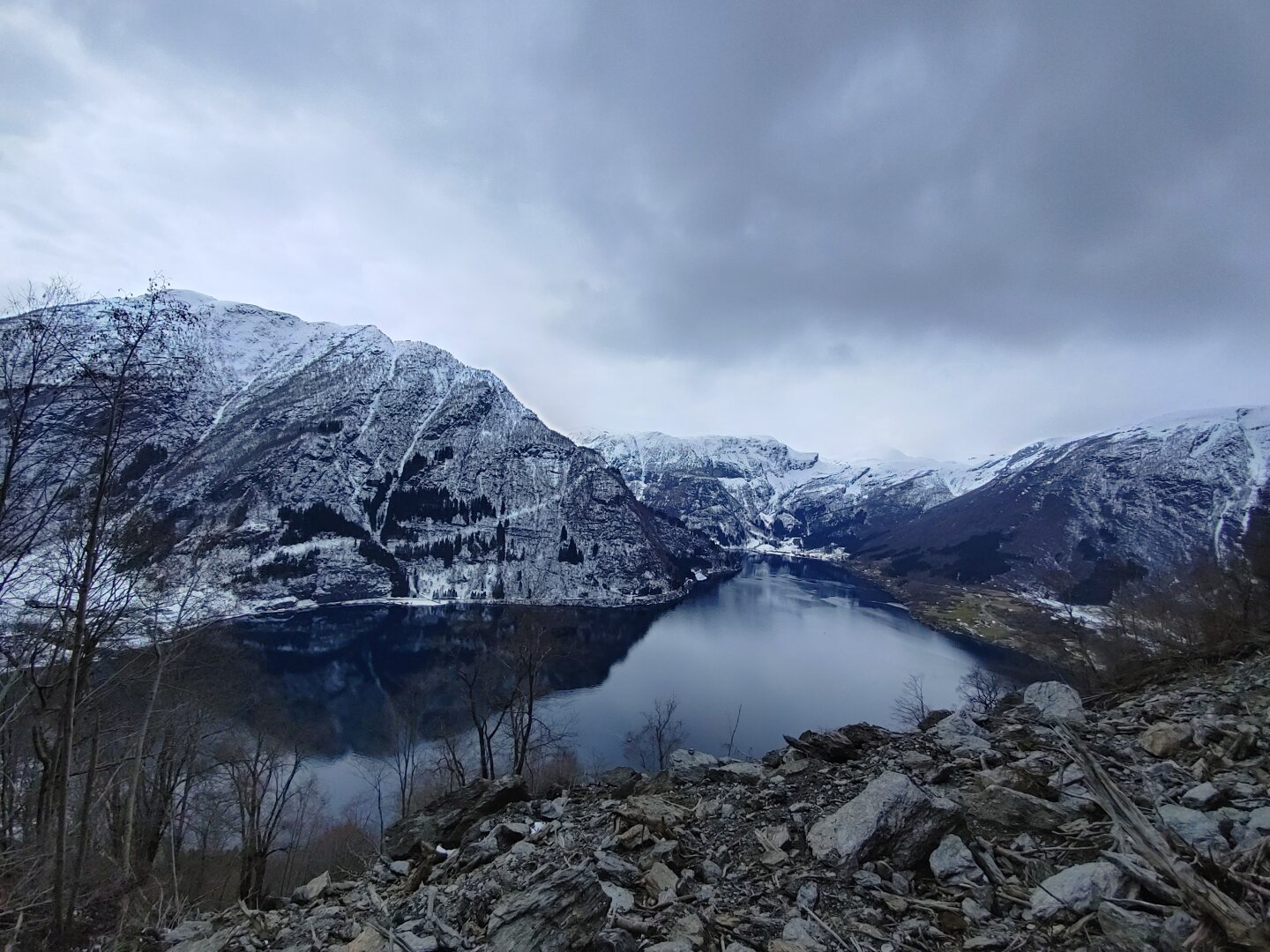 Sognefjord, Norway. April 2023.