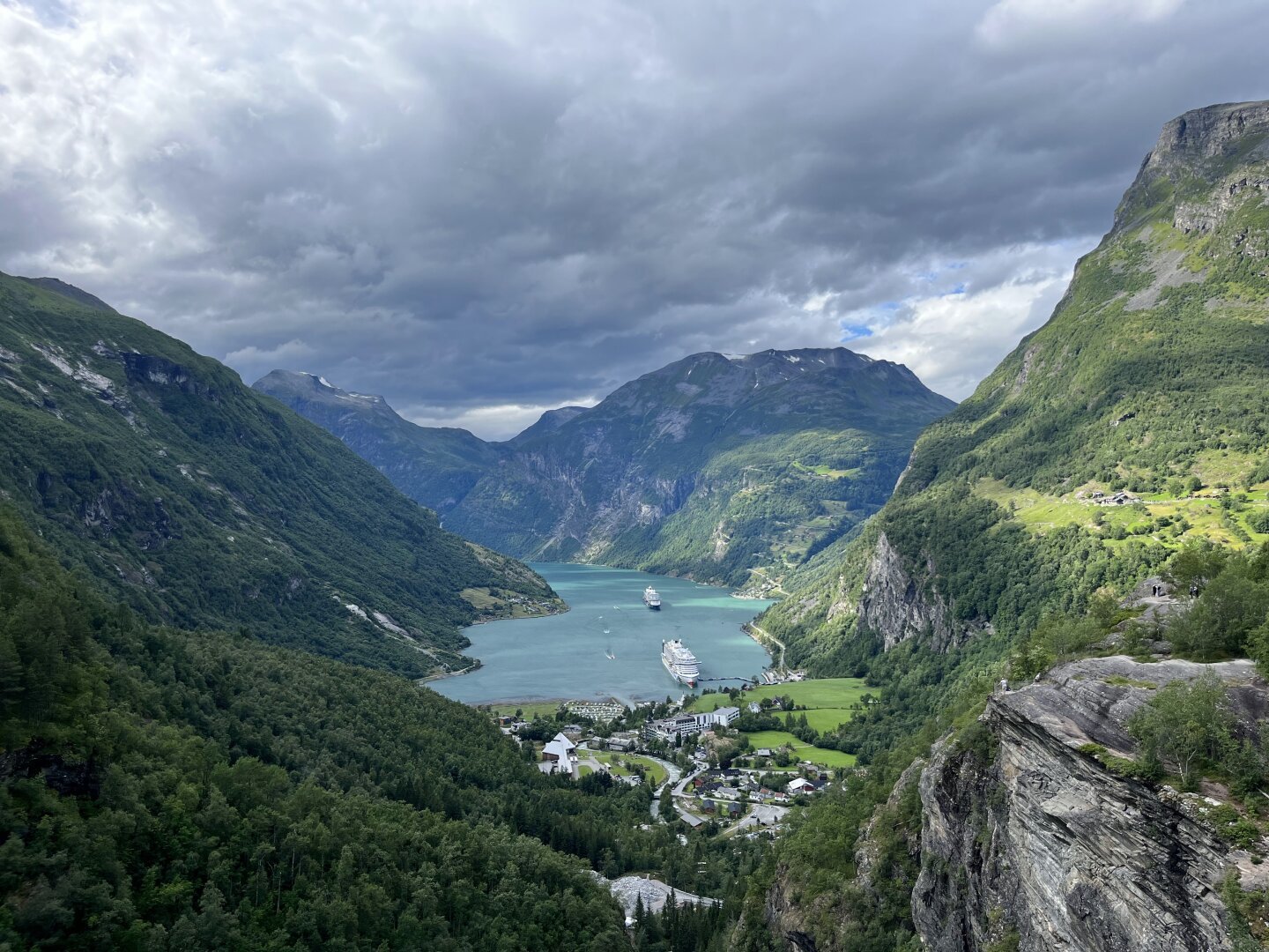 Geirangerfjord, Norway. July 2023.