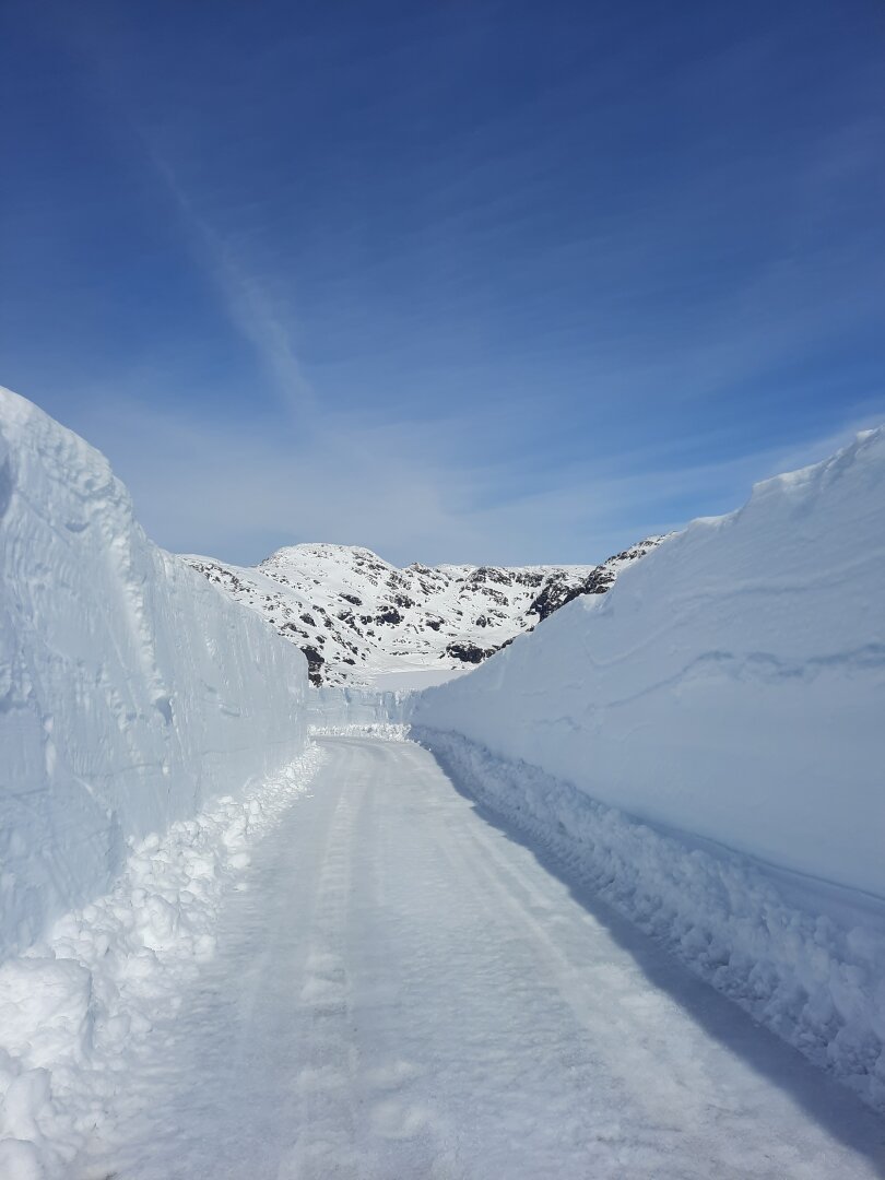 Folgefonna glacier, Hardanger, Norway. April 2022