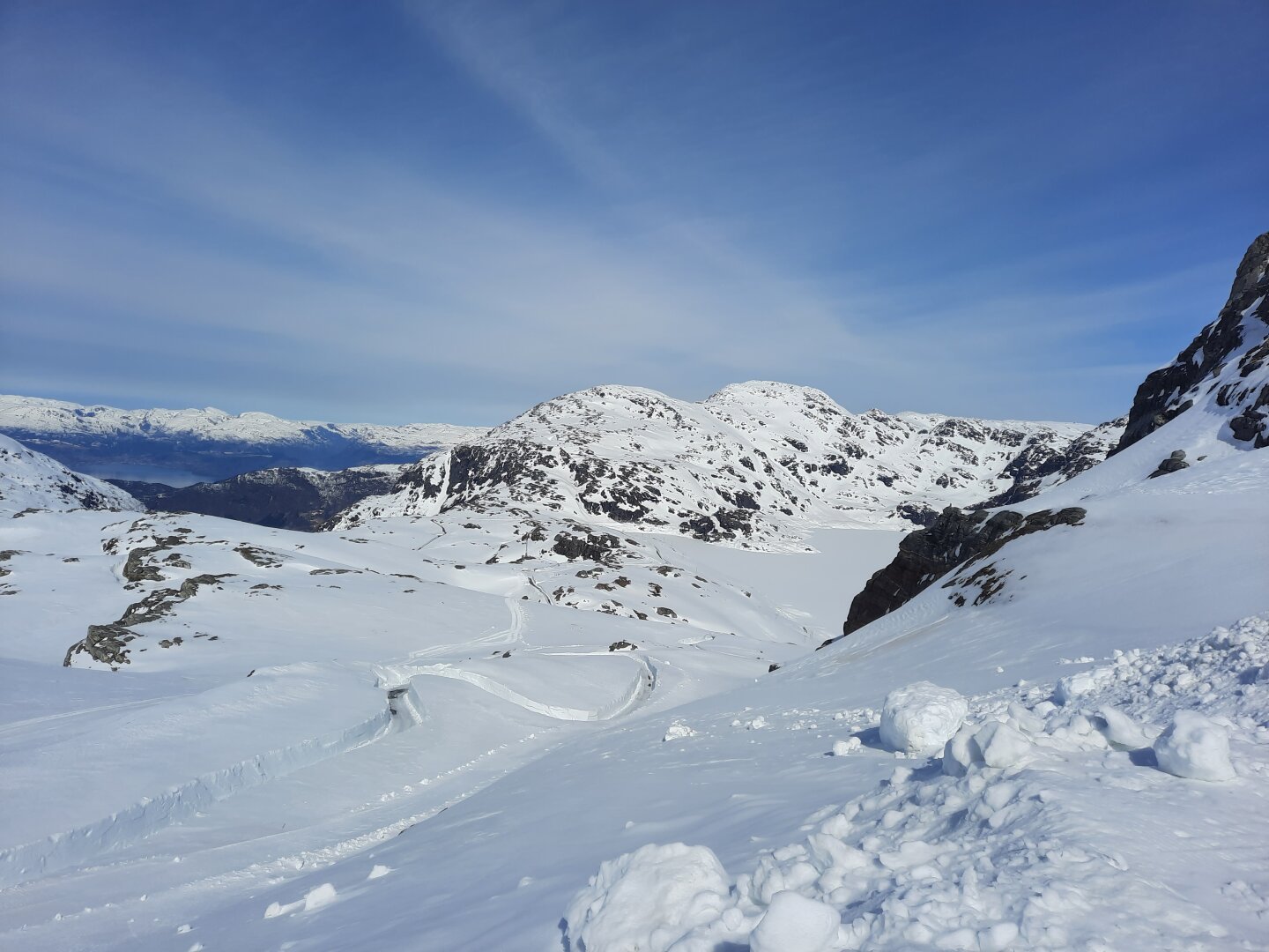 Folgefonna glacier, Hardanger, Norway. April 2022