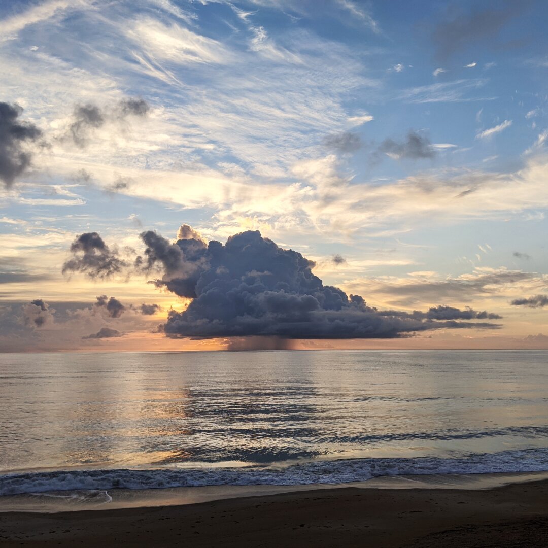 Storm clouds of the coast of North Carolina