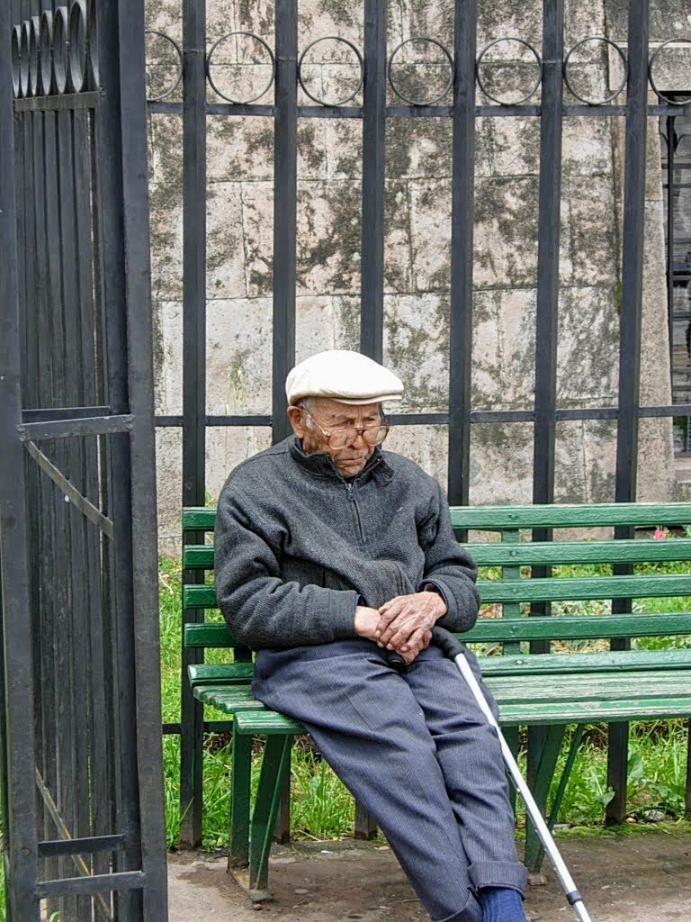 Bench, people, travels