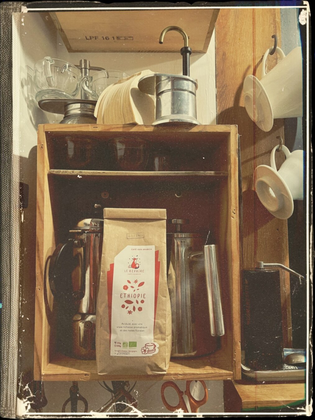 Paquet de café d’Éthiopie du Repaire, café-fleuriste