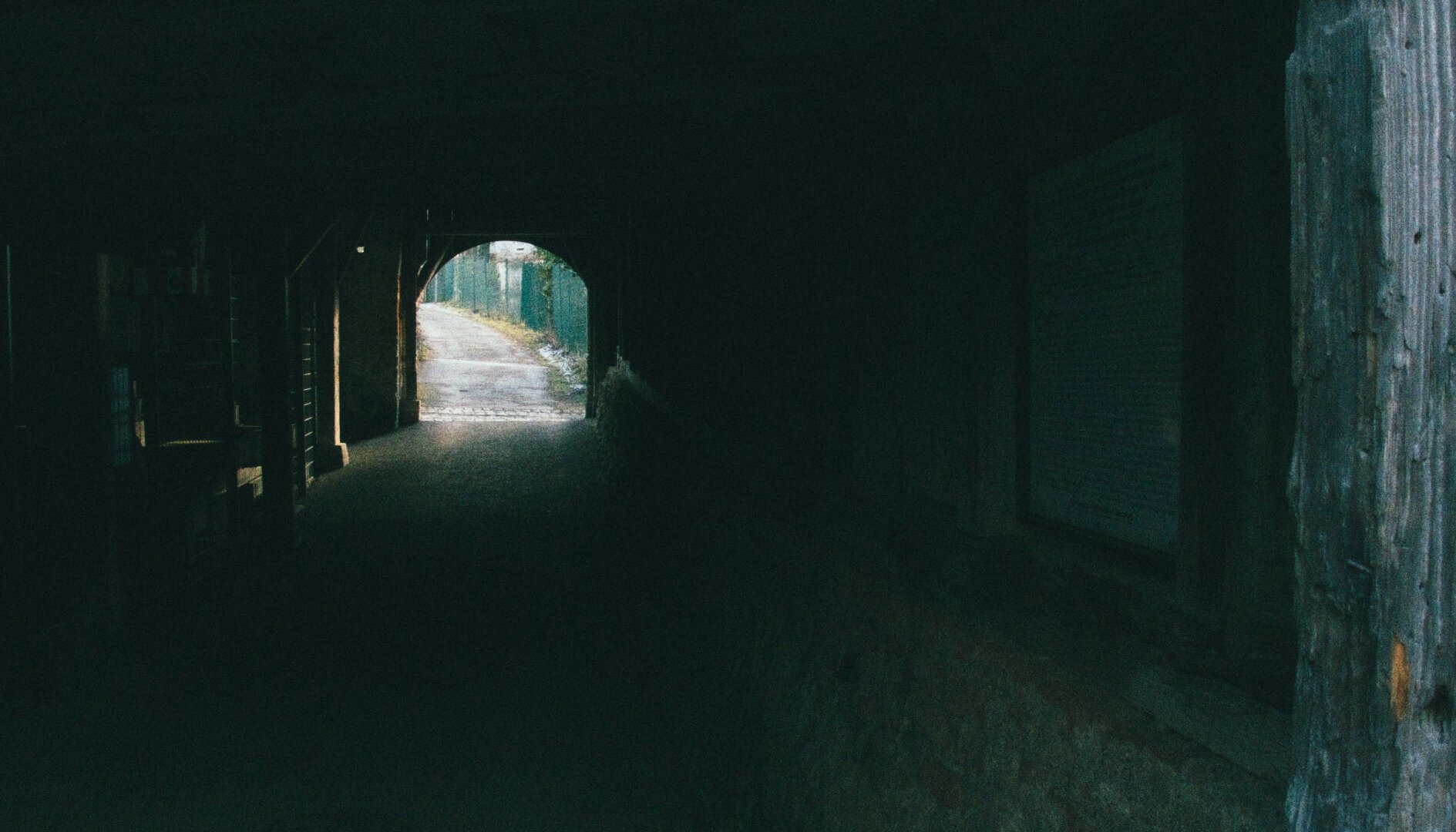 Photo of a portal from the inside