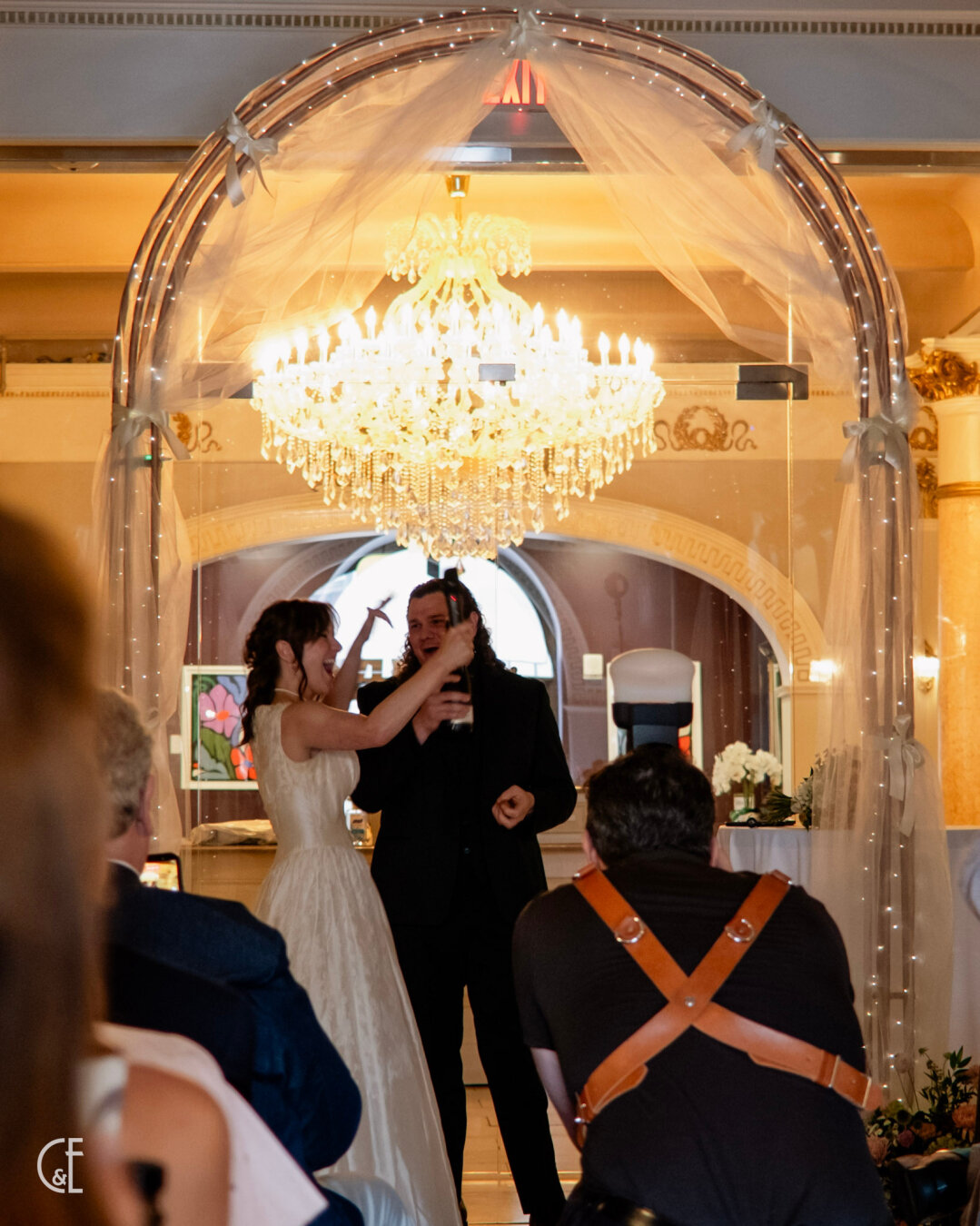 This weekend we had the privilege of watching 2 amazing people marry themselves in Philadelphia. Kyle has been our friend for 20ish years, almost as long as we've known each other. We're so happy he found his perfect match in Lizzy. I've never been in a crowd of people with so much love for 2 people