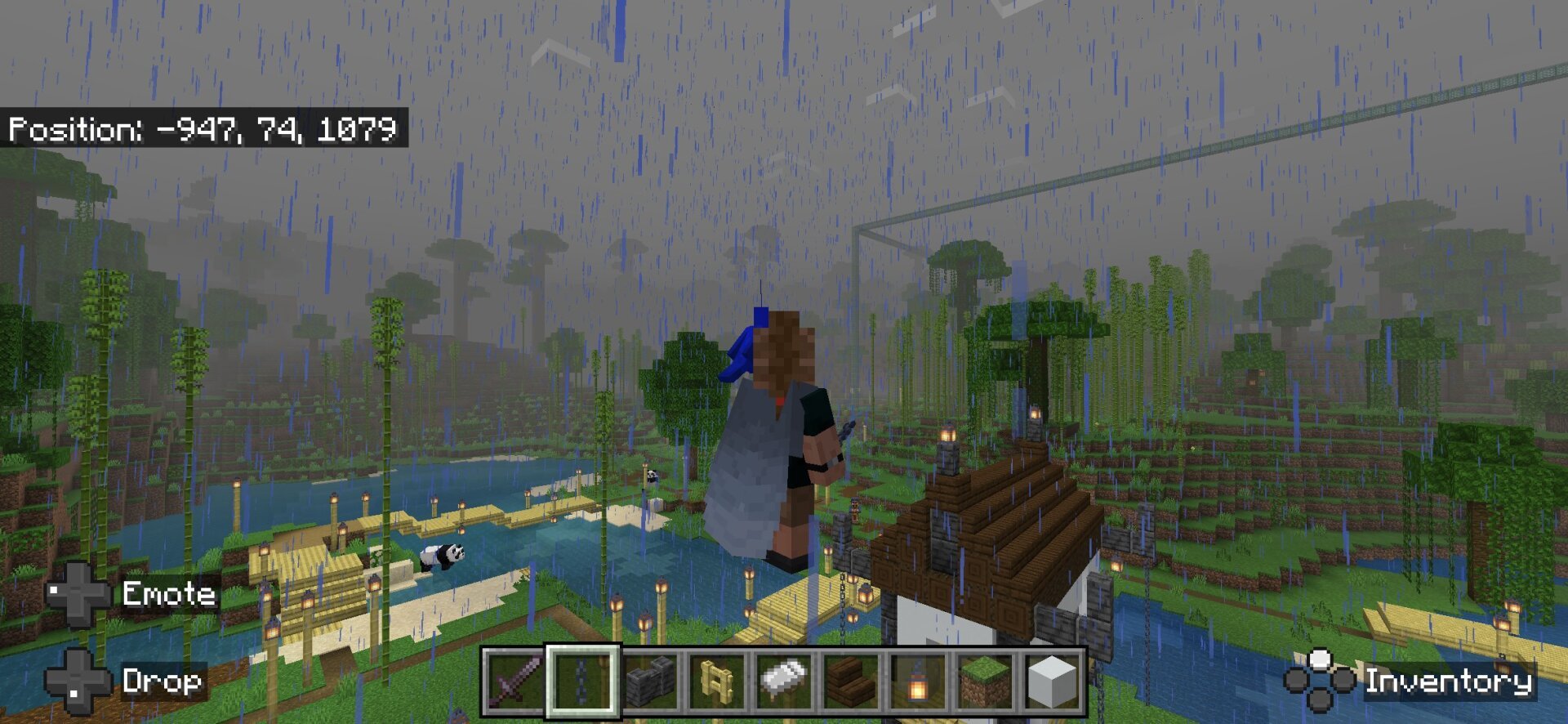 we've been playing Minecraft together for many years. the mobile port is great (especially if you have a controller like the Kishi or Backbone). it makes it so much easier than it was in years past. it's a lot less like an old school lan-party